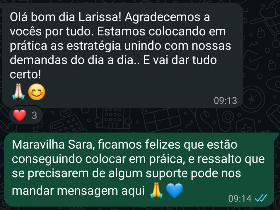 Equipe do mandato Derli agradecendo pela estratégia